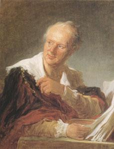 Jean Honore Fragonard Portrait of Diderot (mk05)